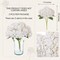 Spring Tabletop Decor – 3PCS Ivory White Latex Hydrangea Artificial Flowers for Home, Wedding & Party Centerpieces